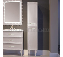 Шкаф-пенал Marka One Lumier 30Н white, R