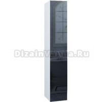 Шкаф-пенал Marka One Idalgo 30П black stone, R