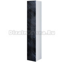 Шкаф-пенал Marka One Lacio 30П black stone, L