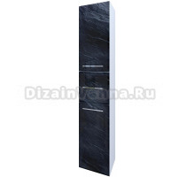 Шкаф-пенал Marka One Visbaden 30П black stone, L