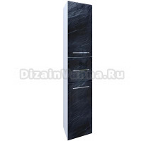 Шкаф-пенал Marka One Visbaden 30П black stone, R