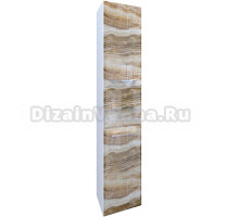 Шкаф-пенал Marka One Visbaden 30П onyx, R