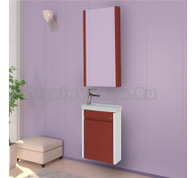 Мебель для ванной Misty Мини 40 подвесная, красная