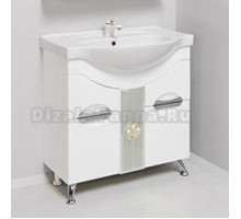 Тумба с раковиной Onika Флорена 80.13 белая