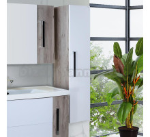 Шкаф-пенал Onika Нео 32.10У белый, дуб серый крафт