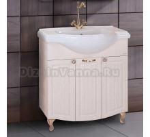 Тумба с раковиной Onika Арно-Классик 80.11 белое дерево