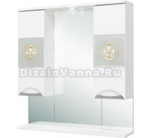 Зеркало-шкаф Onika Флорена 78.01 белый