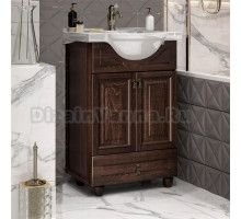 Тумба с раковиной Opadiris Тибет 50 нагал, с объемной филенкой