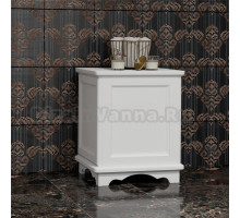 Тумба Opadiris Клио напольная, белая с откидным верхом