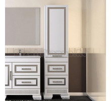 Шкаф-пенал Opadiris Оникс R серебряная патина