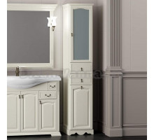 Шкаф-пенал Opadiris Риспекто 40 R слоновая кость, с бельевой корзиной