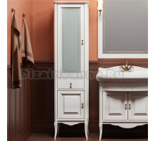 Шкаф-пенал Opadiris Лоренцо 45 L белый матовый