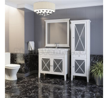 Мебель для ванной Opadiris Палермо 90 белая матовая