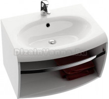 Тумба для комплекта Ravak Evolution 70 белая, с полотенцедержателем