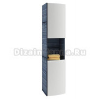 Шкаф-пенал Ravak Rosa оникс/белый