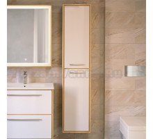 Шкаф-пенал Raval Frame 160 белый, дуб сонома