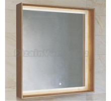 Зеркало Raval Frame 75 дуб трюфель, с подсветкой