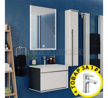 Мебель для ванной Roca Aneto 60 белая, черная + смеситель