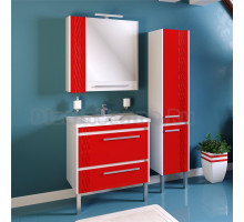 Мебель для ванной Runo Мира 75 красная