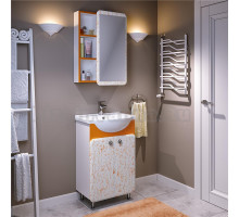 Мебель для ванной Runo Капри 55 оранжевая