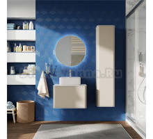 Мебель для ванной STWORKI Ноттвиль 60 бежевый шелк, без отверстия под смеситель