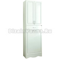 Шкаф-пенал СанТа Верона 60 напольный, с бельевой корзиной