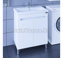 Тумба с раковиной СанТа Лондон 70 напольная, с дверками