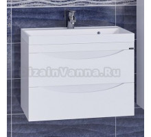 Тумба с раковиной СанТа Сатурн 70 подвесная