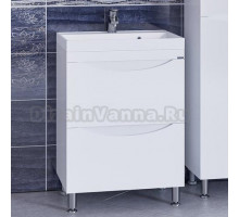 Тумба с раковиной СанТа Сатурн 60 напольная