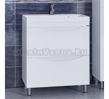 Тумба с раковиной СанТа Сатурн 70 напольная