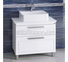 Тумба с раковиной СанТа Нептун 90 напольная, со столешницей