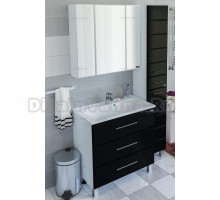 Мебель для ванной СанТа Омега Люкс 80 черная