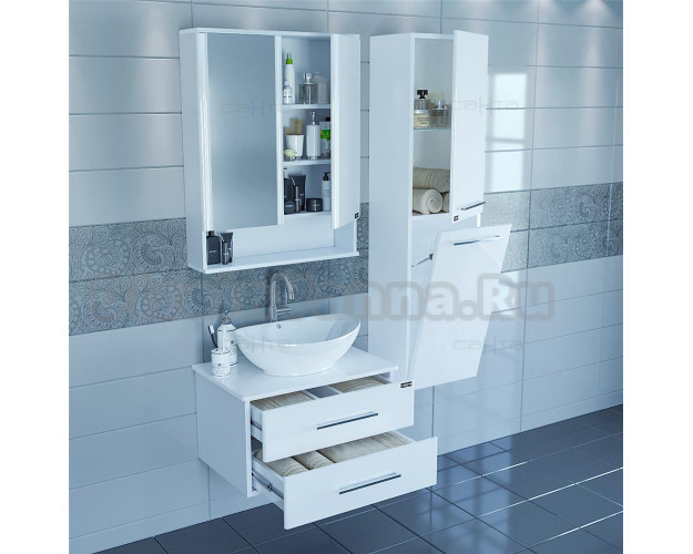 Мебель для ванной СанТа Вегас 70 подвесная dizainvanna.ru