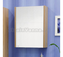 Зеркало-шкаф Sanflor Ларго 60 вяз швейцарский L