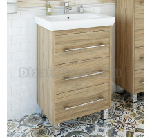 Тумба с раковиной Sanflor Ларго 60 вяз швейцарский