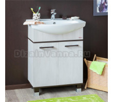 Тумба с раковиной Sanflor Толедо 75 венге, северное дерево светлое