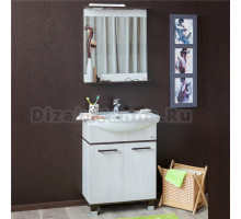 Мебель для ванной Sanflor Толедо 75 венге, северное дерево светлое