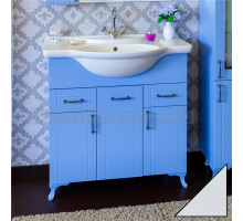 Тумба с раковиной Sanflor Глория 85 белая