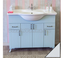 Тумба с раковиной Sanflor Глория 105 белая