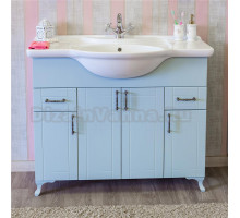 Тумба с раковиной Sanflor Глория 105 серая