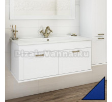 Тумба с раковиной Sanflor Ванесса 105 подвесная, индиго