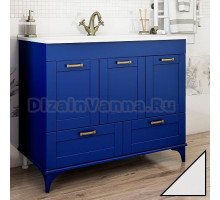 Тумба с раковиной Sanflor Ванесса 105 напольная, белая