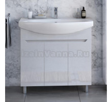 Тумба с раковиной Sanstar Bianco 85