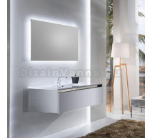 Мебель для ванной Sanvit Кубэ-1 100 белый глянец