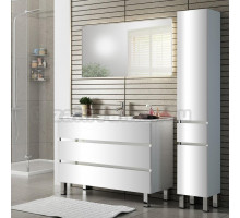 Мебель для ванной Sanvit Кубэ-3 120 белый глянец