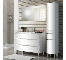 Мебель для ванной Sanvit Кубэ-3 100 белый глянец