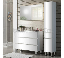 Мебель для ванной Sanvit Кубэ-3 90 белый глянец