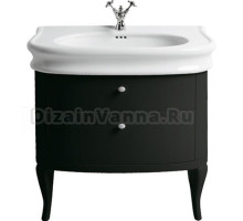 Тумба с раковиной Simas Lante LAM90 черный глянцевый