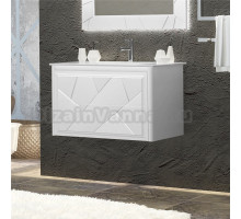 Тумба для комплекта Opadiris Луиджи 90 подвесная, белая