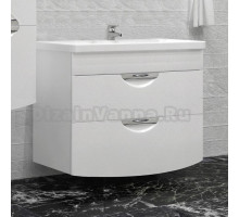 Тумба с раковиной Style Line Жасмин-2 80 Люкс Plus, белая
